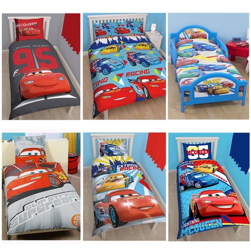 DISNEY CARS - DUVET COVERS SINGLE, DOUBLE & JUNIOR BEDDING / FITTED SHEET