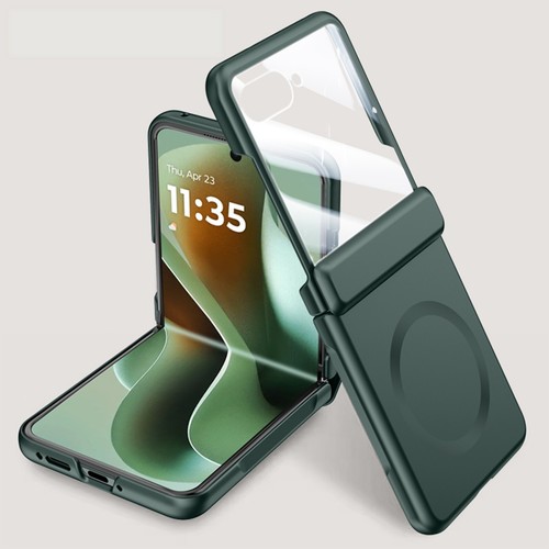 Funda rígida para PC con protector de pantalla cubierta con bisagra para Motorola Razr/Razr Ultra 2025 - Imagen 2 de 15