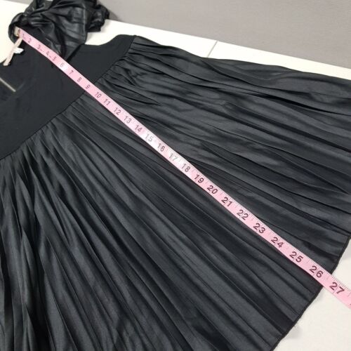 See by Chloe Top Damen Größe 8 Schwarz Plissee Schleife Schulterdetail Ärmellos - Bild 5 von 7