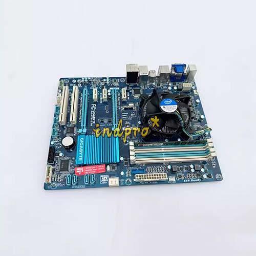 1 Stück gebrauchtes GA-H77-D3H Mainboard & CPU Lüfter getestet - Bild 2 von 3