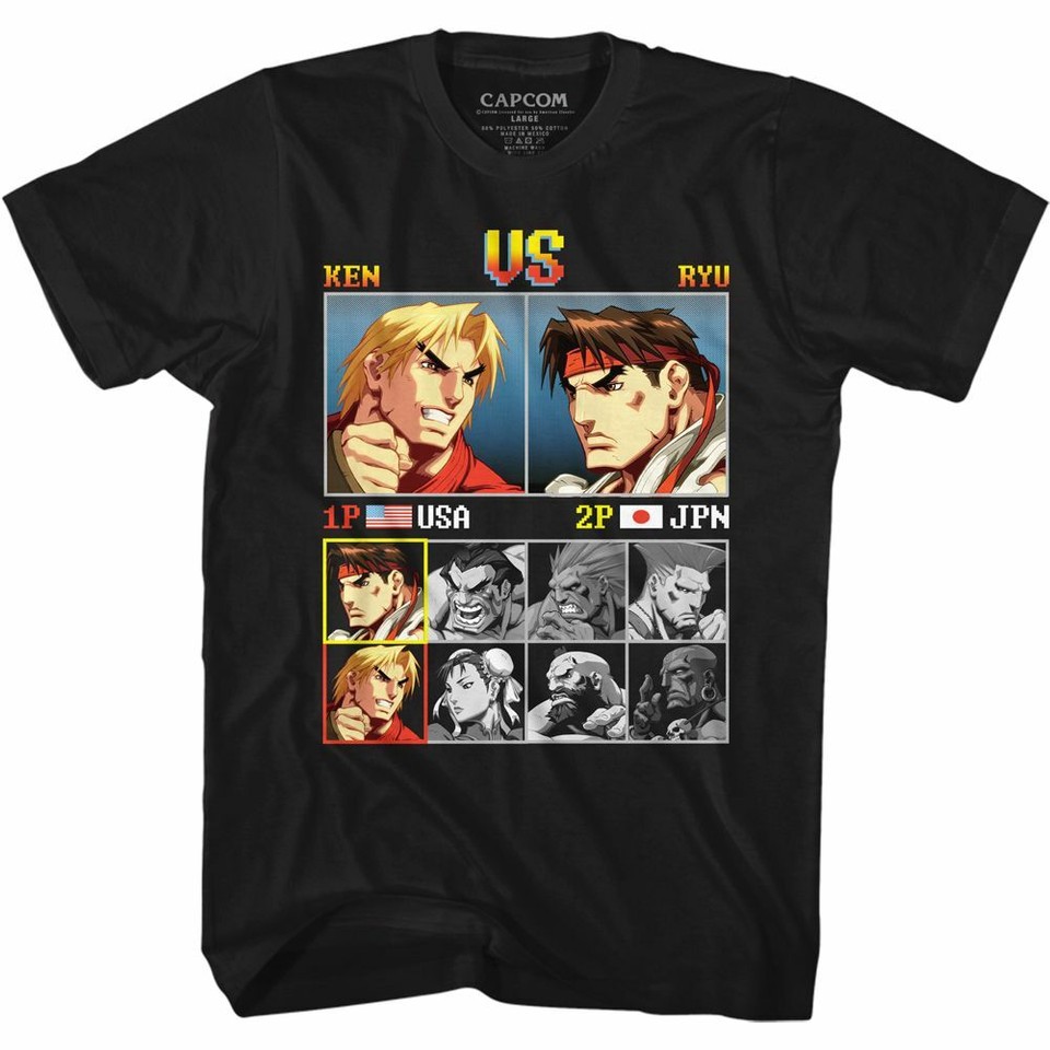 Pre-Sell Street Fighter Capcom Video Game Licensed T-Shirt #5 | eBay