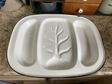 Graniteware Meat Platter