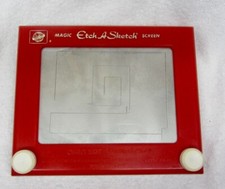 Vtg Etch a Sketch No. 505 Working Classic Toy Magic Screen Toy Works Ohio Art