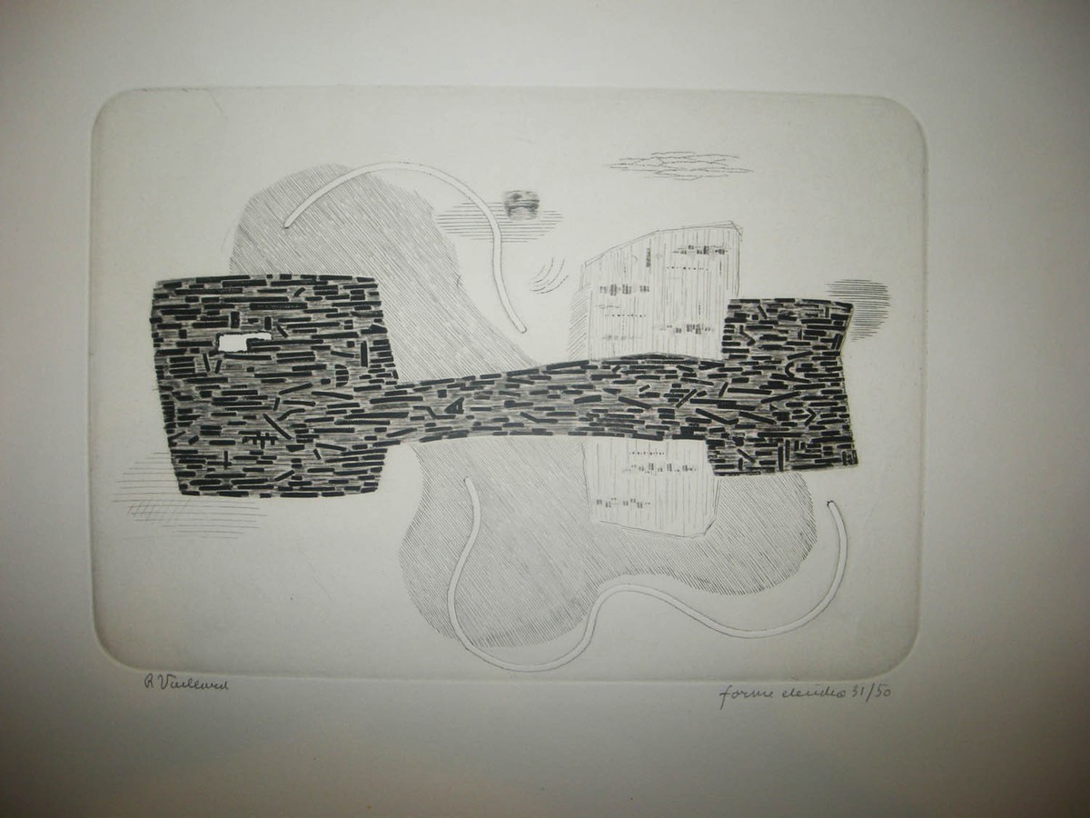 Catalogue D'exposition Roger Vieillard 1958 - Burins MAEGHT - Livre Illustré Art