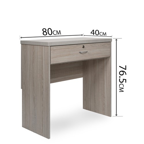 Computer Desk Reception Writing Laptop Table Key Lock Drawer Storage Home Office - Picture 41 of 47