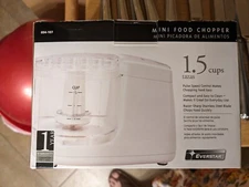 Pulse Speed 1.5 Cup Everstar Mini Food Chopper processor, Compact, DW Safe, NOB