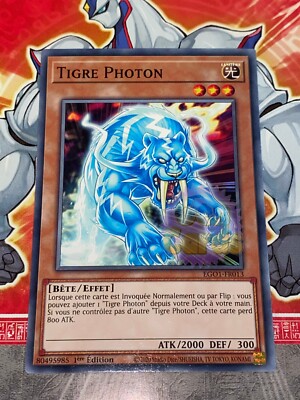Yu Gi Oh Karte Tiger Photon Ego1-FR013x3