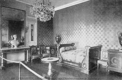 Versailles Le Grand Trinon La Chambre a Napoleon I Vintage Postcard
