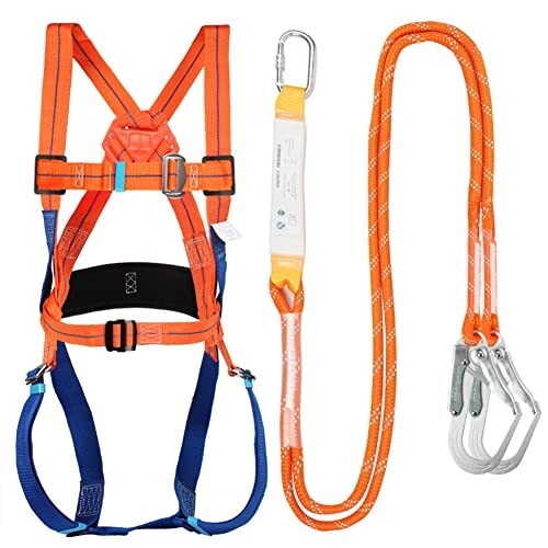 Full Body Safety Harness Tool Fall Protection,Osha/Ansi Compliant -NEW