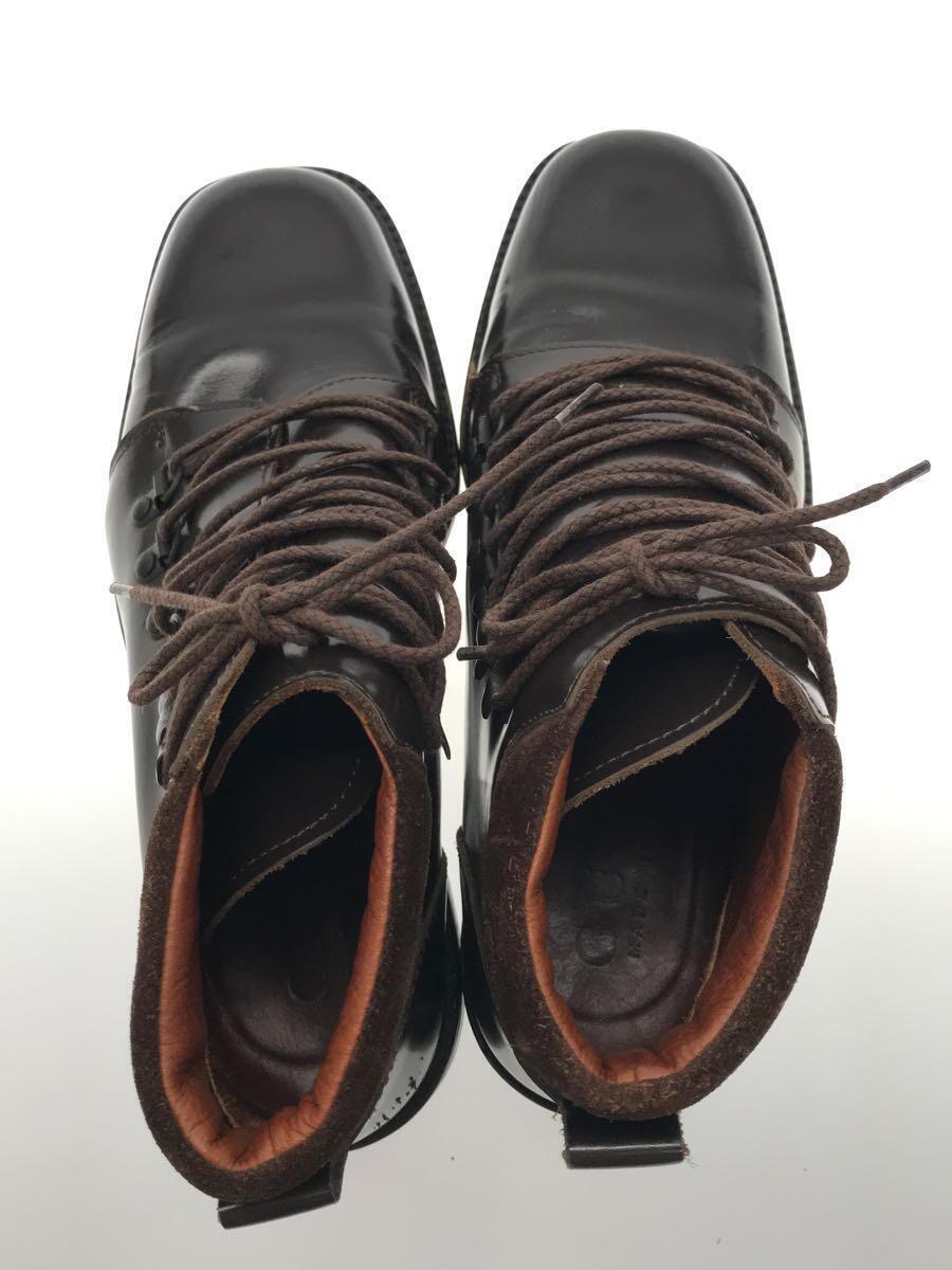Auth GUCCI short Boots Size 36 / US 6 Brown Leather #21130