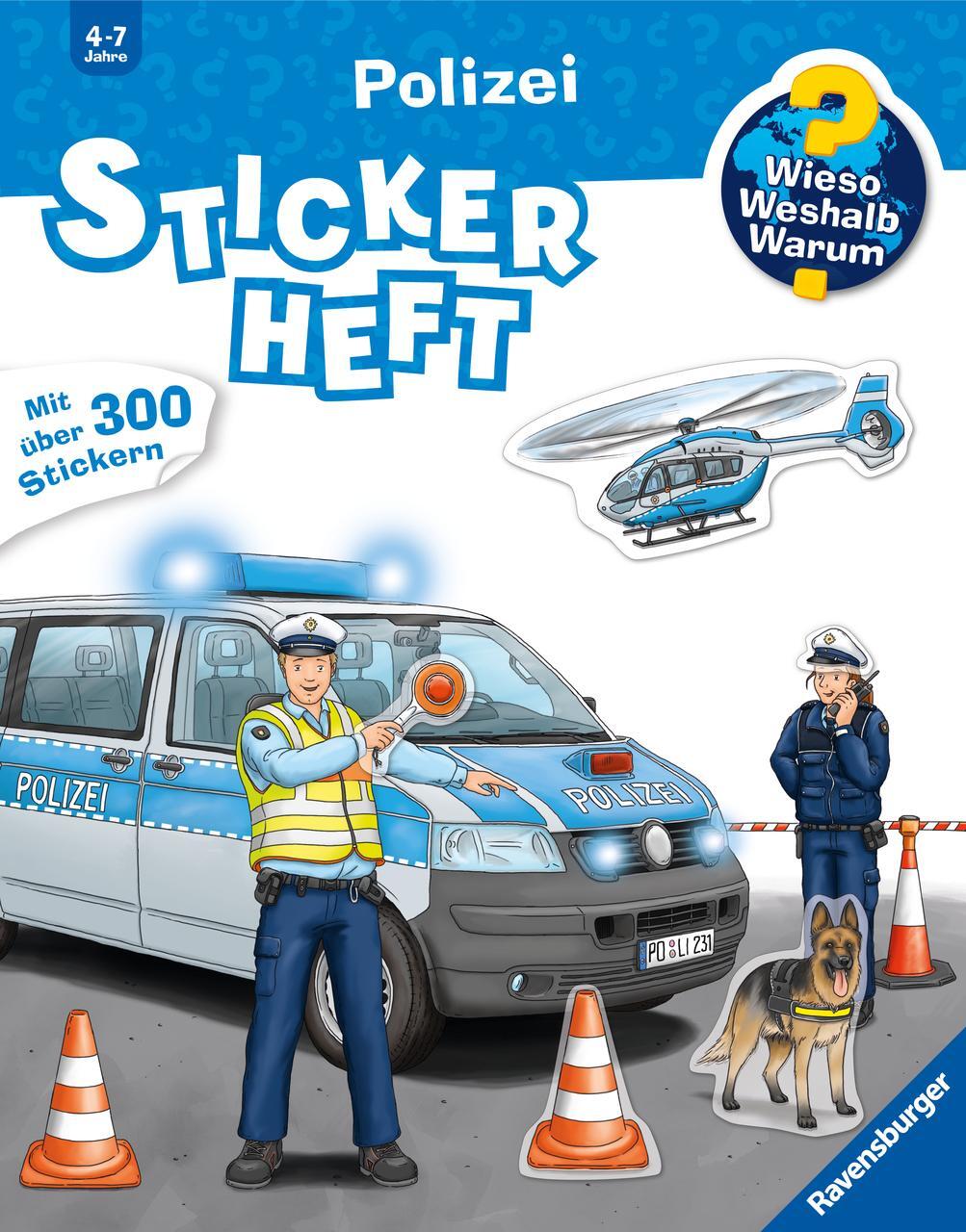 Thumbnail - Wieso? Weshalb? Warum? Stickerheft: Polizei - Oliver Kockman ...