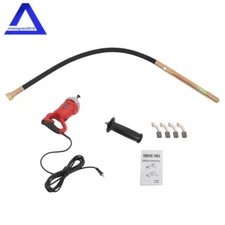 Handheld Concrete Vibrating Tool Concrete Vibrator 1500W with 4.92 ft Shaft Rod
