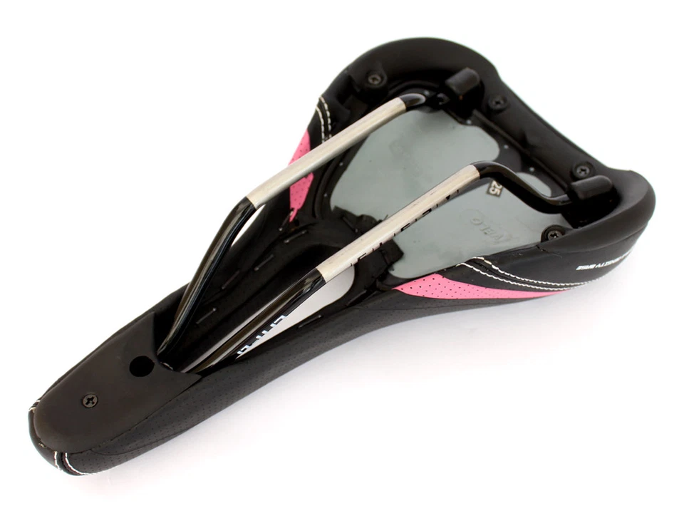 Фетровое женское седло для дорожного/трехколесного велосипеда с направляющими CrN/Ti - Изображение 3 из 4