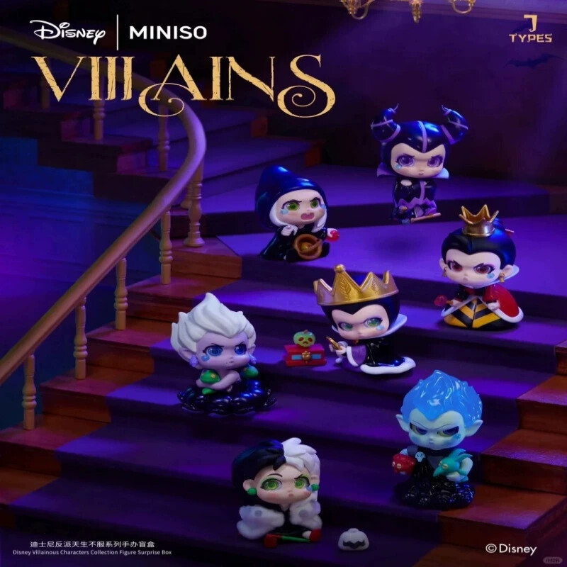 Miniso Disney Villains Series Blind Box Confirmed Figures Gift
