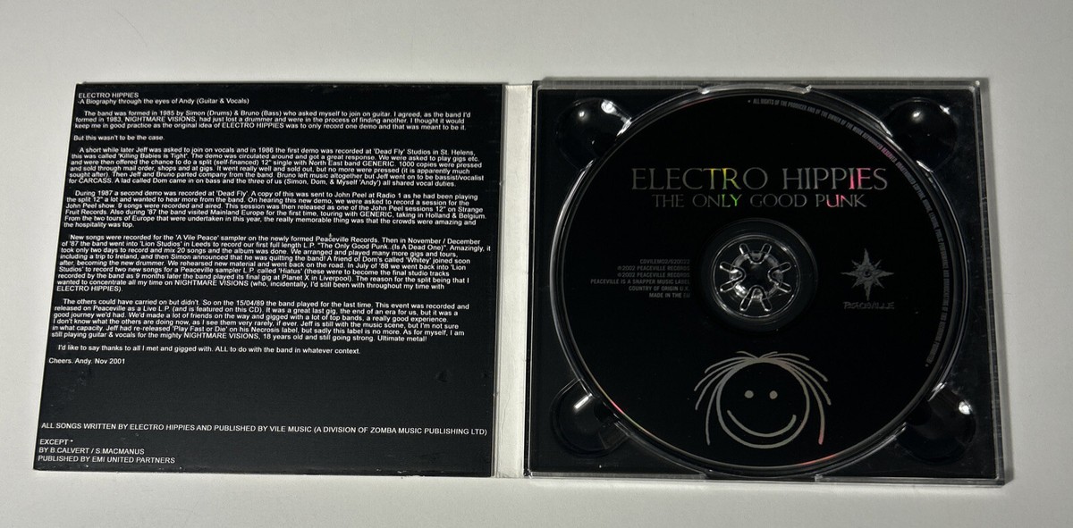 Rare Hardcore/Crust CD! Electro Hippies, The Only Good Punk