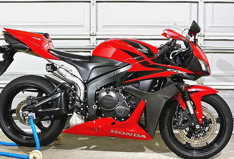 CARBON FIBER FRONT SIDE FAIRINGS 07 08 2007 2008 HONDA CBR 600RR