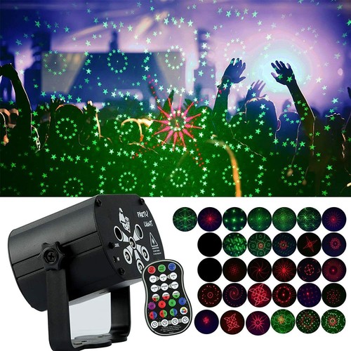 LED Disco Lights Party Laser Stage Light Strobe DJ KTV Show Lighting Dance Lamp - Bild 5 von 14