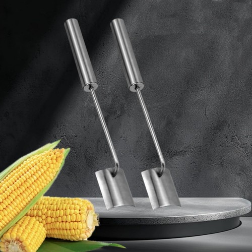 Corn Peeler corn stripper,Corn on the Cob Remover Long Handle stainless steel... - Picture 5 of 8