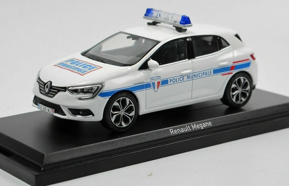 Renault Megane Berline 2016 Police Municipale Norev 517722 1/43 Sedan Metal - Image 2 of 4