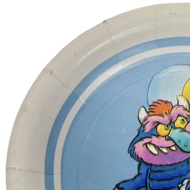 American Greetings My Pet Monster 7” Dessert Paper Plates Birthday Party Vintage - Image 3 of 4