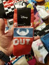 Disney Lilo  Stitch Spaced Out 1 Pair No Show Shoe Size 4-10 Socks