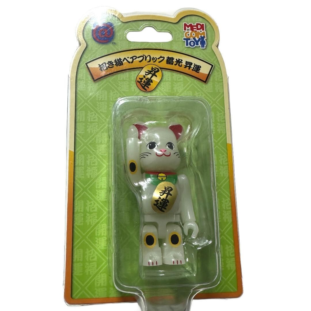 MEDICOM TOY BEARBRICK BE@RBRICK Lucky Cat Maneki Neko luminescence
