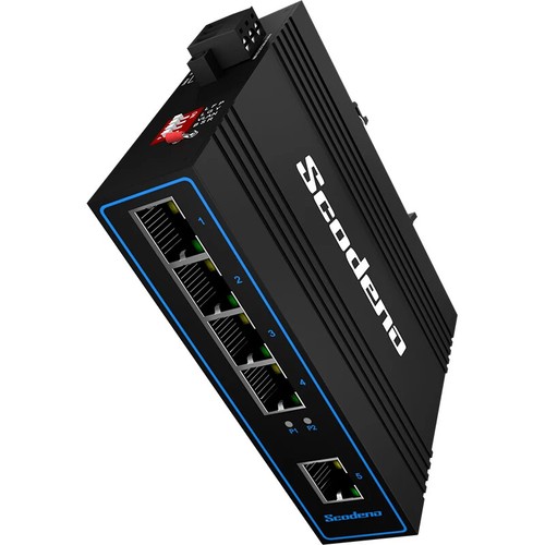 Ethernet Switch Fast Network 5 Port 10/100Base-T DIN IP40 Outdoor Network Switch - 第 6/7 張圖片