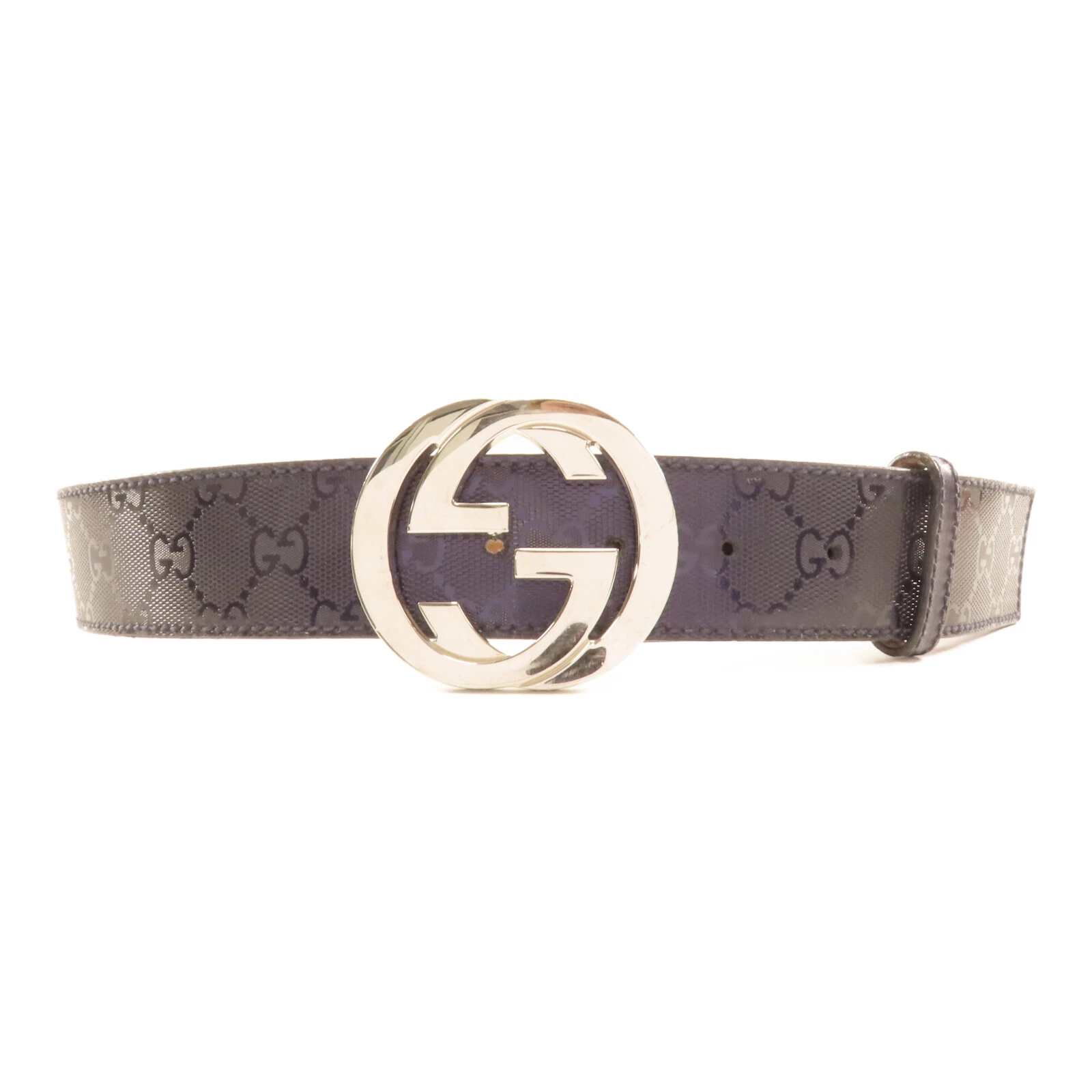 Ceinture GUCCI GG SHW 114984 PVC bleu
