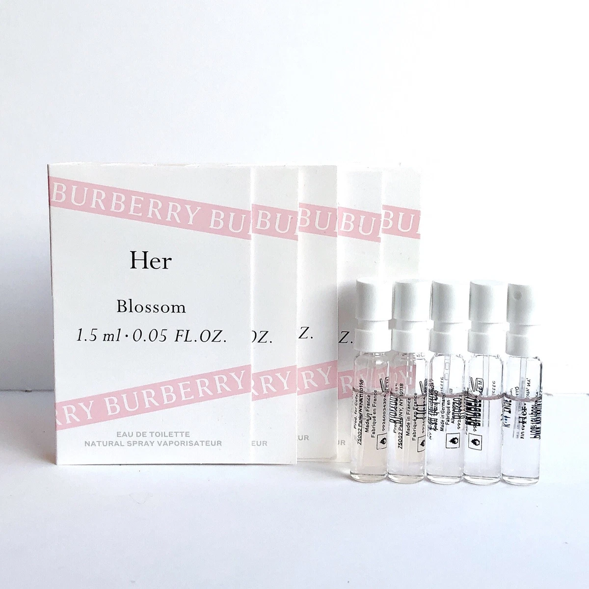 Burberry her blossom sample top