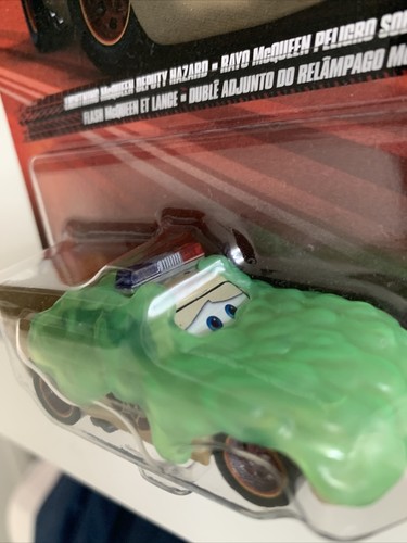 Disney Pixar Cars Lightning McQueen Deputy Hazard With Slime Mattel Official - Picture 12 of 24