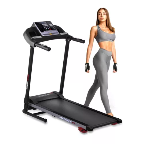 SereneLife Folding Treadmill Motorized Running Machine 3''LCD Display SLFTRD26BT