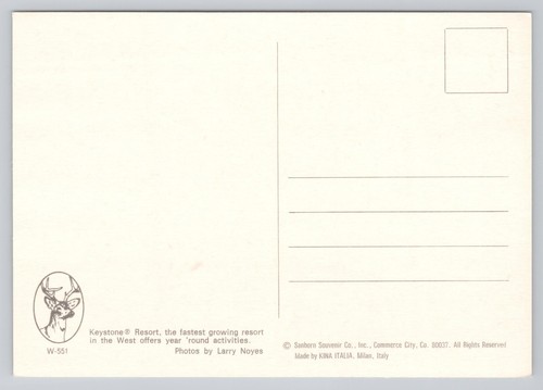 Keystone Resort Colorado Multi View Postcard - Picture 2 of 2
