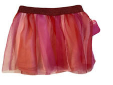 Way to Celebrate Toddler's 3T Pink -Red Tulle Tutu Valentine's Princess Party 7F