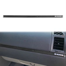 For Dodge Charger 08-2010 Vinyl Carbon Fiber Co-Pilot Dashboard Panel Trim Strip