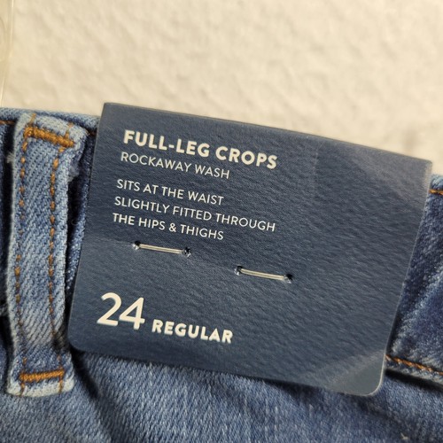 J. Jill Denim Full Leg Crop Rockaway Wash Capri Jeans Gr.24 Reg Neu mit Etikett 110424-959 - Bild 8 von 10