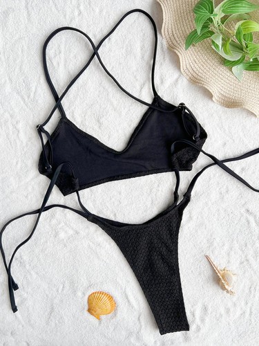 Womens Sexy One Piece Swimsuit Swimwear High Cut Out Monokini Thong Bathing Suit - Picture 47 of 63