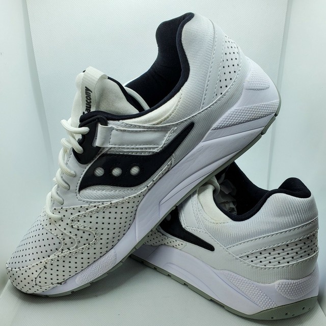 saucony grid 9000 mens white