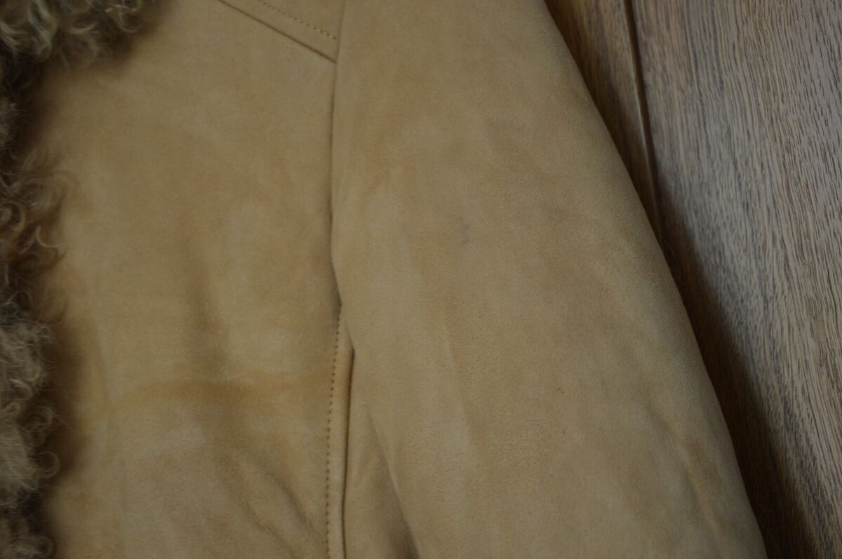 ZARA Studio Real Leather Fur Camel Beige Sheepskin Coat ZARA Studio Real Leather Fur Camel Beige Sheepskin Coat
