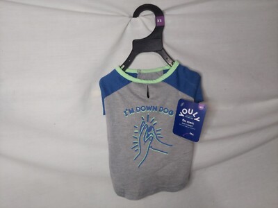 Youly Pet T-Shirt The Comic I'm Down Dog High5/Paw New XS Extra Small Free Ship