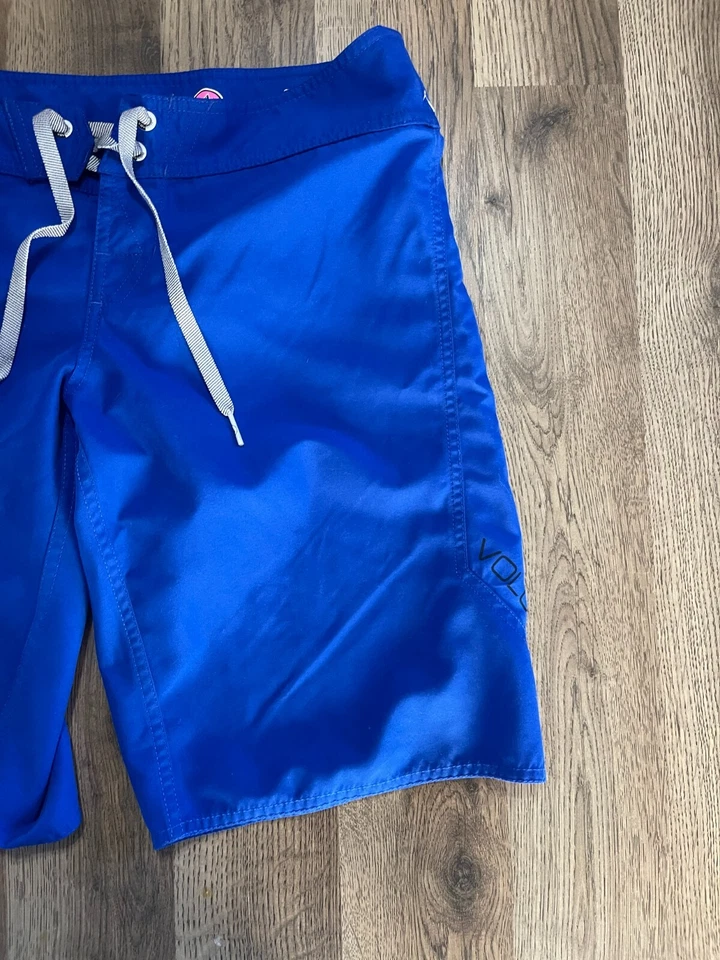 Volcom Shorts, Men's Size 32 Blue, Swim Trunks, Drawstring, Pure Function - Image 4 of 4
