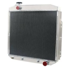 4-row Aluminum Radiator For 19531956 1955 Ford F350 F100 Pickup Ford V8 Engine-