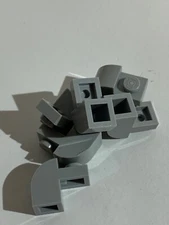 LEGO Parts 6091 (6pcs) Brick, Modified 1 x 2 x 1 1/3 w Curved Top Choose Color