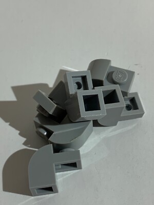 LEGO Parts 6091 (6pcs) Brick, Modified 1 x 2 x 1 1/3 w Curved Top Choose Color