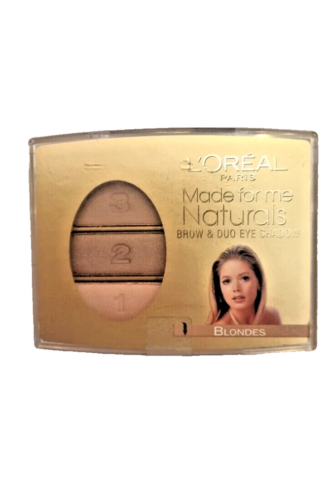L'OREAL PARIS L'oreal Made For Me Naturals BROW & DUO EYESHADOWS- 401 BLONDES