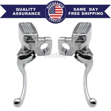 Chrome Brake Master Cylinder Clutch Levers FOR Kawasaki Vulcan 1500 1600 2000