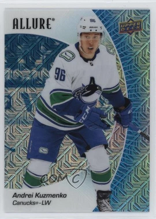 2023-24 Upper Deck Allure Blue Line /35 Andrei Kuzmenko #23