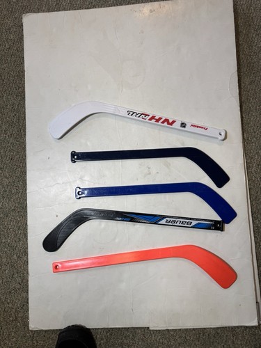 Mini NHL Hockey Sticks 2 Crosby 1 Each Bauer Franklin Myles- 5 Total Used 18-20” - Picture 2 of 2