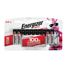 Energizer MAX AA Batteries 16 Pack , Double a Alkaline Batteries -Free Shipping