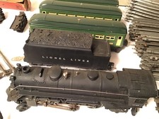Prewar LIONEL 027 Gauge Train Set 1190 Passenger Train 1666 w/Box  extra Track