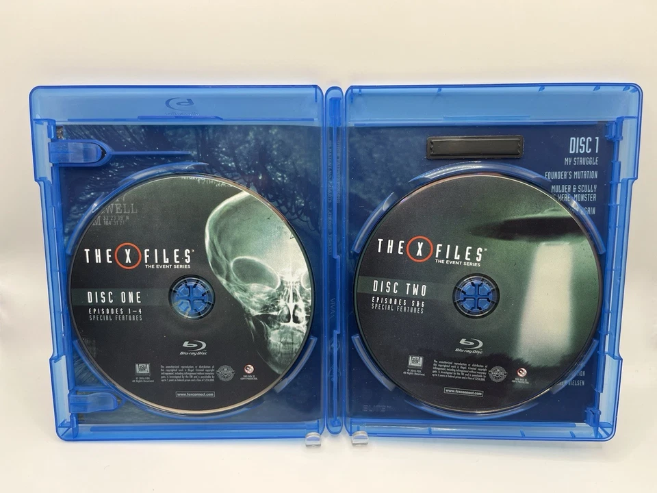 The X-Files: The Event Series (Blu-ray, 2016) 2 Disc Set Episodes 1-6 OOP Foto 3 de 4